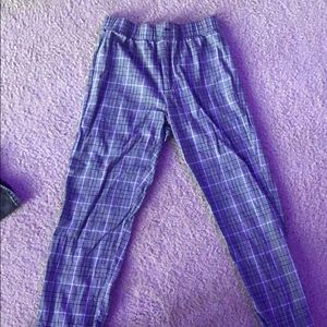 Plaid pants